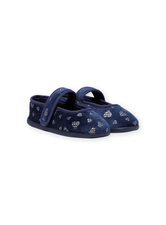 Chaussons ballerines en velours MAPANTHEART / 21XK3521D07070