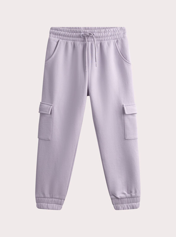 Jogging cargo mauve WAFIPANT / 25S90151PAN328