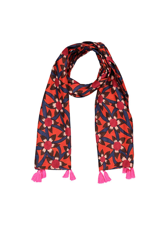 Foulard imprimé fantaisie fille FYABAFOUL / 19SI0161FOU099