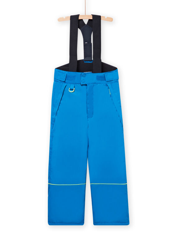 Pantalon de ski bleu à bretelles enfant garçon MOSKIPAN / 21W902R1PTSC221