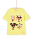 T-shirt à manches courtes à motif chiens - Mixte ROSPATI2 / 23S902P6TMC116