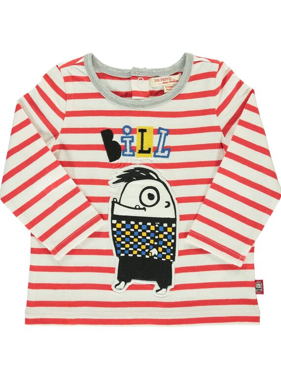 Tee-shirt manches longues bébé garçon DUROUTEE2 / 18WG1022TML099
