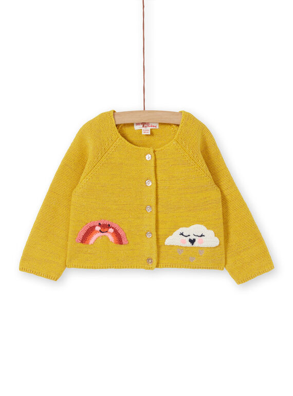 Cardigan Jaune LINAUCAR1 / 21SG09L2CAR106