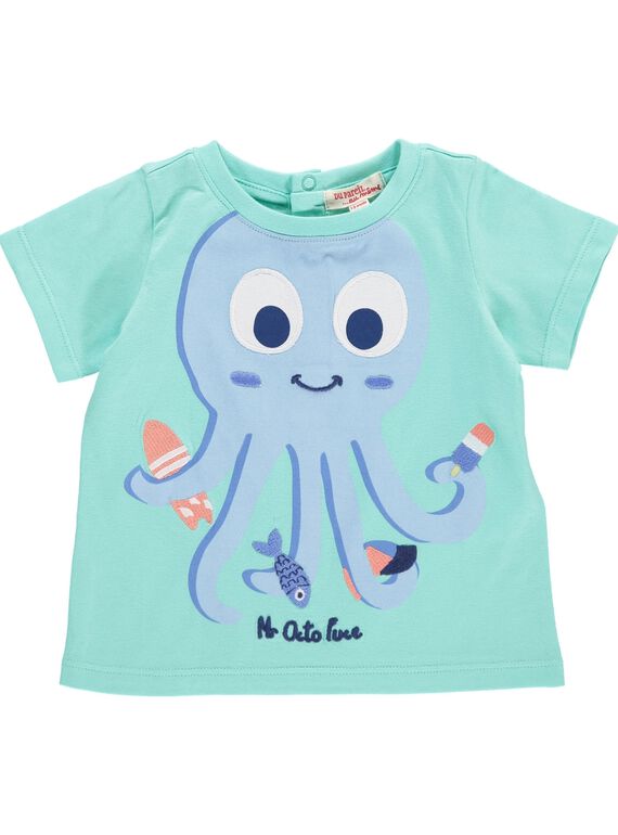 Tee-shirt manches courtes bébé garçon CUBUTI2 / 18SG10K2TMC630