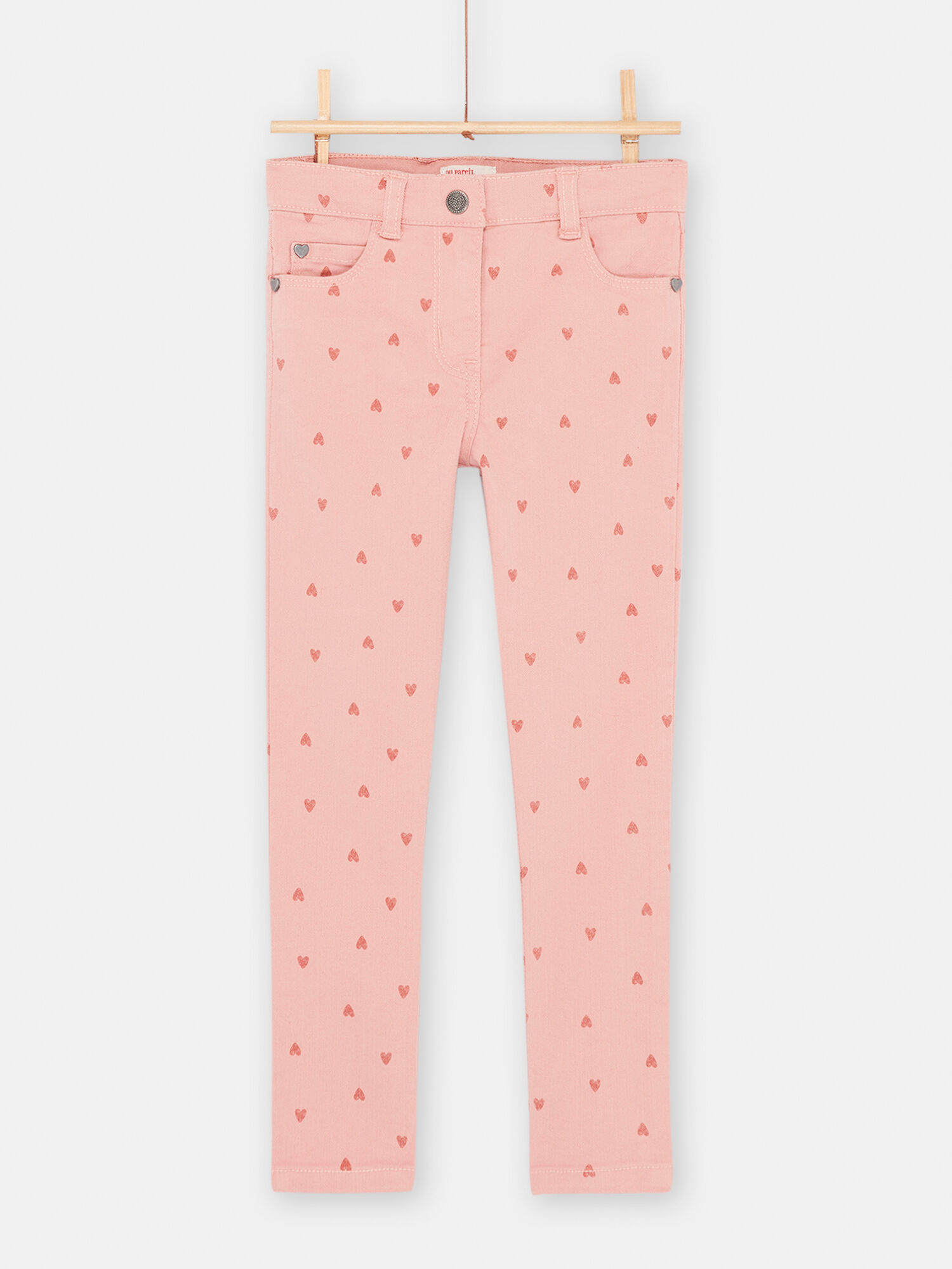 Jean rose the a imprime c ur fille Pantalon et Jeans DPAM