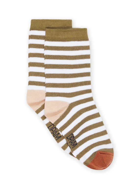 Chaussettes à imprimé à rayures RYOJOCHOR1 / 23SI0276SOQG631