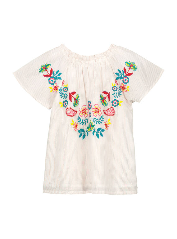 Blouse fantaisie fille FACACHEM / 19S901D1CHE099