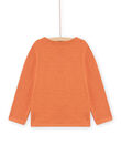 Tee Shirt Manches Longues Orange NOVITEE2 / 22S902M1TML408