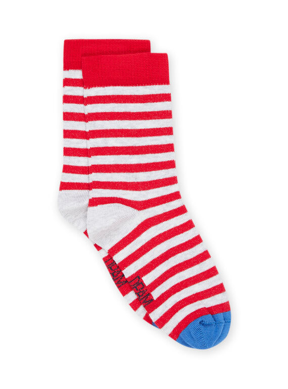 Chaussettes à imprimé à rayures RYOJOCHOR3 / 23SI0272SOQF518