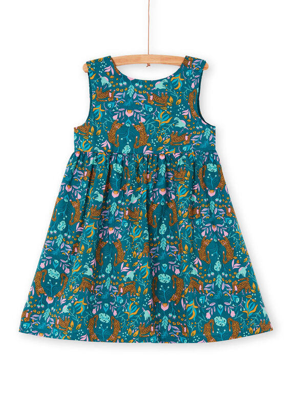 Robe sans manche, imprimé tigre et fleurs LAVEROB1 / 21S901Q2ROB714