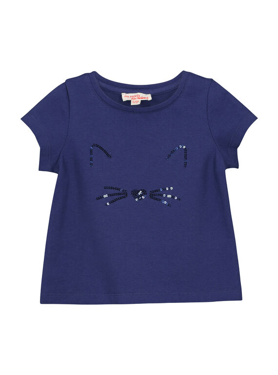 Tee-shirt manches courtes bébé fille FIJOTI4 / 19SG0934TMC703
