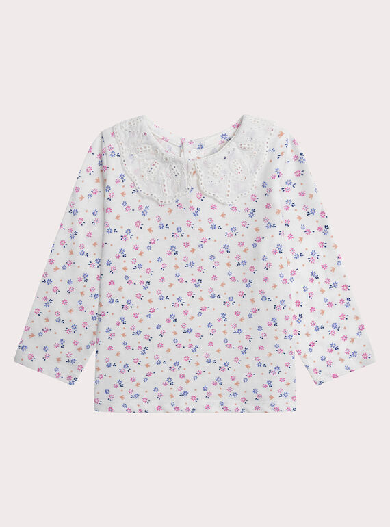 Brassière fleurie pour bébé fille XIBLUBRA1 / 25WG09N2BRA001