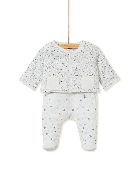 Ensemble salopette et gilet en jersey rembourré KOU1ENS4 / 20WF0511ENS001