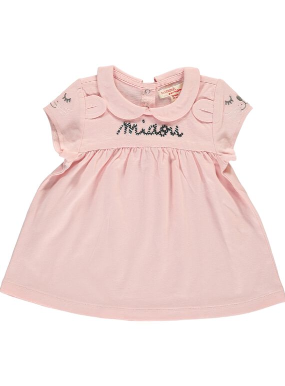 Tee-shirt manches courtes bébé fille CIBENBRA / 18SG09G1BRA321