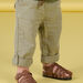 Sandales marron en cuir