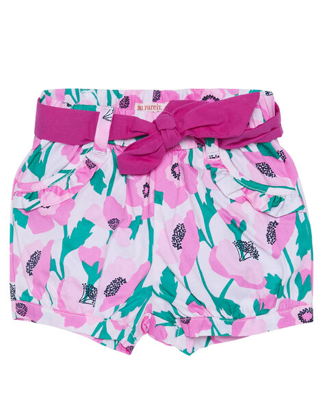 Short Boule Imprime Bebe Fille Jupe Short Bebe Dpam