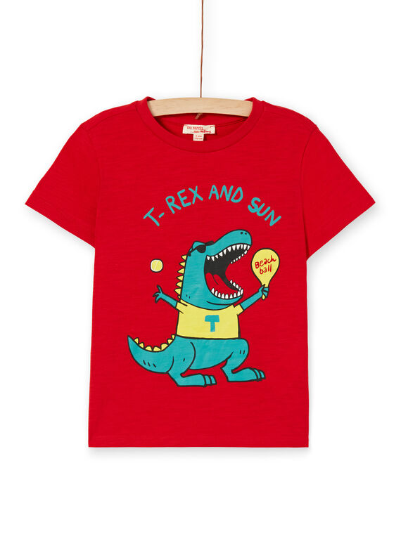 Tee Shirt Manches Courtes Rouge LOJOTI4 / 21S90232TMC050