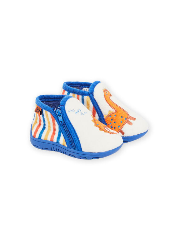 Chaussons bottillons imprimé dinosaure zip PUPANTDINO / 22XK3843D0A080