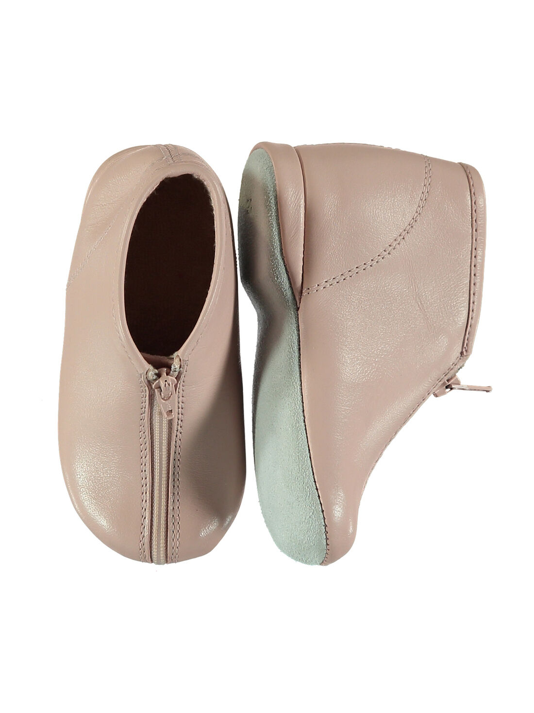 chaussons cuir bébé dpam