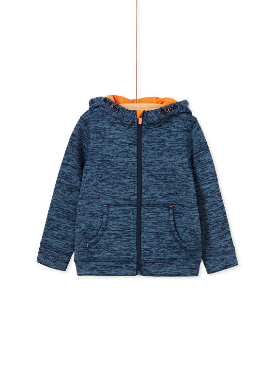 Gilet marine garçon en matière tecnique  KOJOGITEK2 / 20W90253D52720