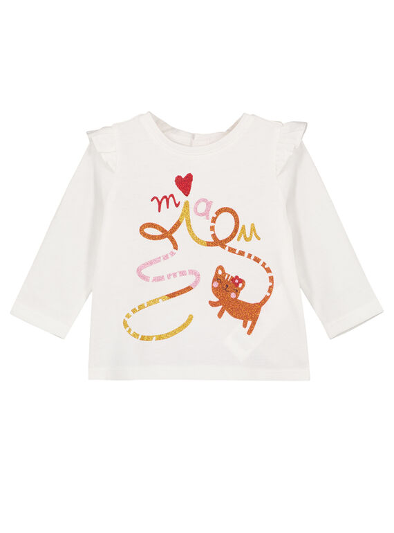 Tee Shirt Manches Longues Ecru GISANTEE1 / 19WG09C2TML001