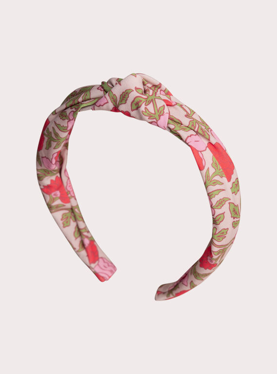 Serre-tête imprimé fleuri pour fille XYAJOSERR2 / 25WI01I4TETD319