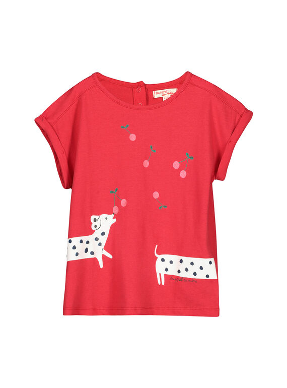 Tee-shirt fantaisie fille FACOTI2 / 19S90182TMC050