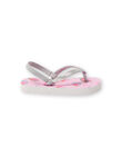 Tongs roses à rayures imprimé pastèque fille LFTONGFRUIT / 21KK3562D01000
