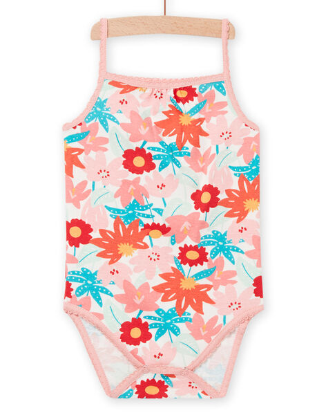 Body rose, bleu et rouge bébé fille NEFIBODEXO / 22SH13J4BDL001