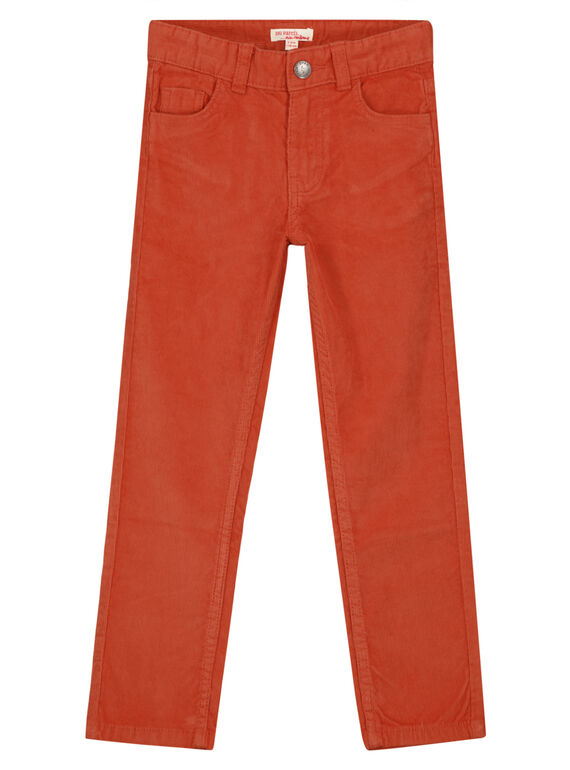 Pantalon En velours Brique Regular GOJOPAVEL8 / 19W902L5D2B408
