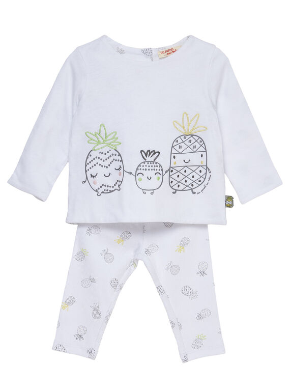 Ensemble T-shirt manches longues et legging imprimés JOU2ENS2 / 20SF05M2ENS000