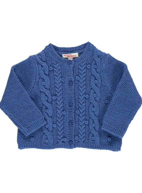 Gilet bébé fille DIBLECAR2 / 18WG0992CAR201