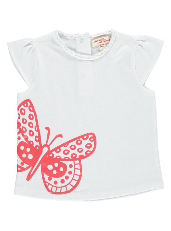 Tee-shirt manches courtes bébé fille CIJOTI9 / 18SG09S3TMC000