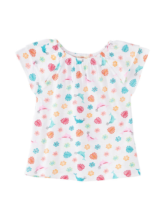 Tee Shirt Manches Courtes Blanc JAQUATI2 / 20S901R2TMC000