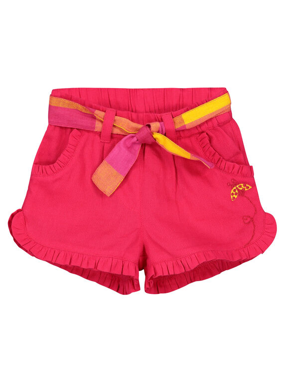 Short fantaisie bébé fille FIYESHO2 / 19SG09M2SHO304
