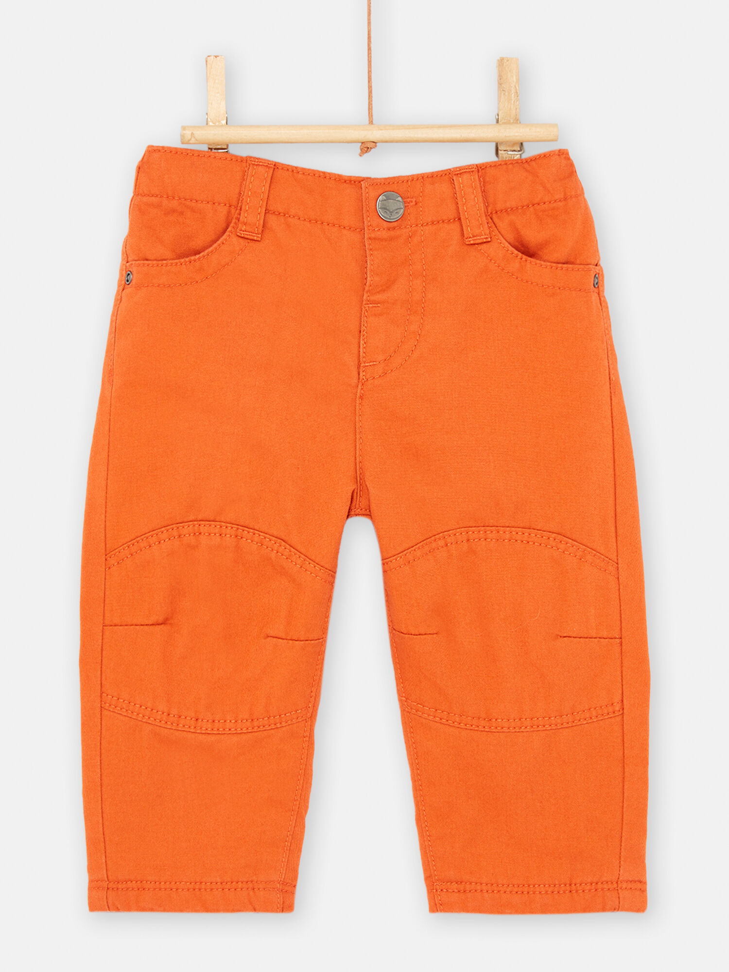 Pantalon orange pour b b gar on Pantalon Jean DPAM