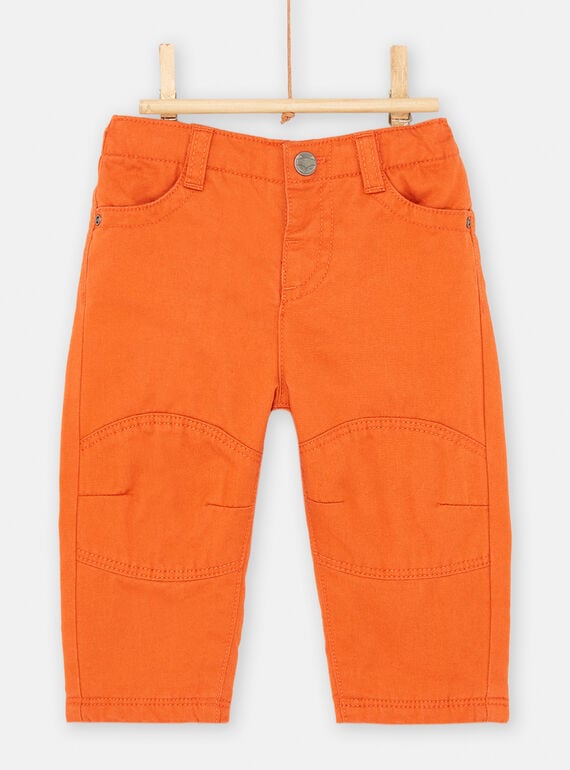 Pantalon orange pour bébé garçon SUKHOPAN2 / 23WG10Q3PAN409