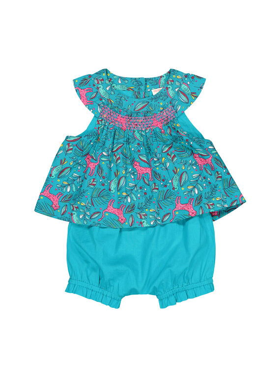Ensemble robe bloomer bébé fille FITUENS / 19SG09F1ENS202