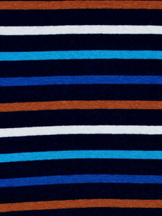 Tee-shirt manches longues rayé bleu KUSATEE2 / 20WG10O2TML713