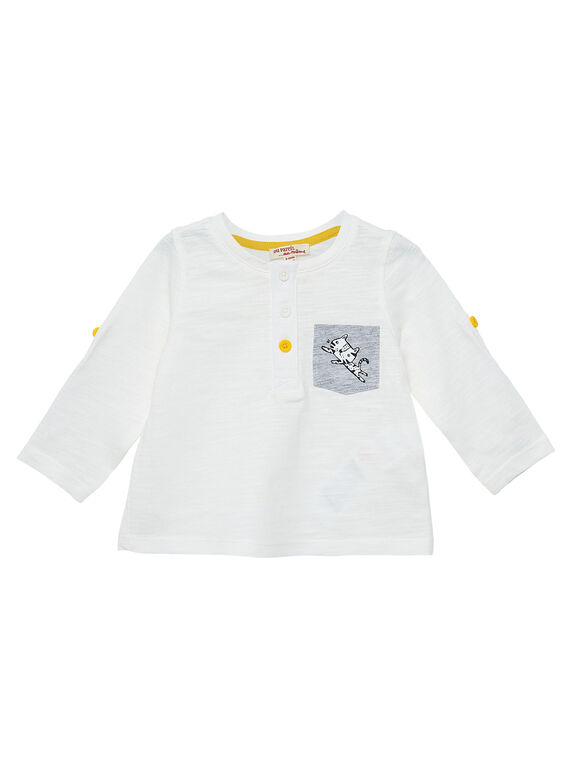 Tee Shirt Manches Longues Ecru JUJOTUN4 / 20SG1044TML001