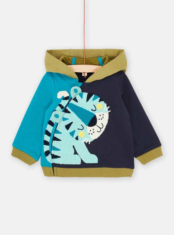 Gilet tricolore pour bébé garçon SUDUGIL / 23WG10P1GILC203