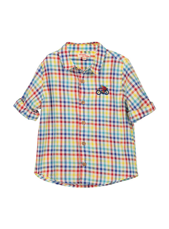 Chemise à carreaux garçon FOCOCHEM / 19S90281CHM099