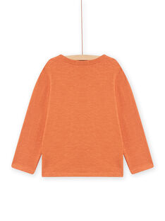 Tee Shirt Manches Longues Orange NOVITEE2 / 22S902M1TML408