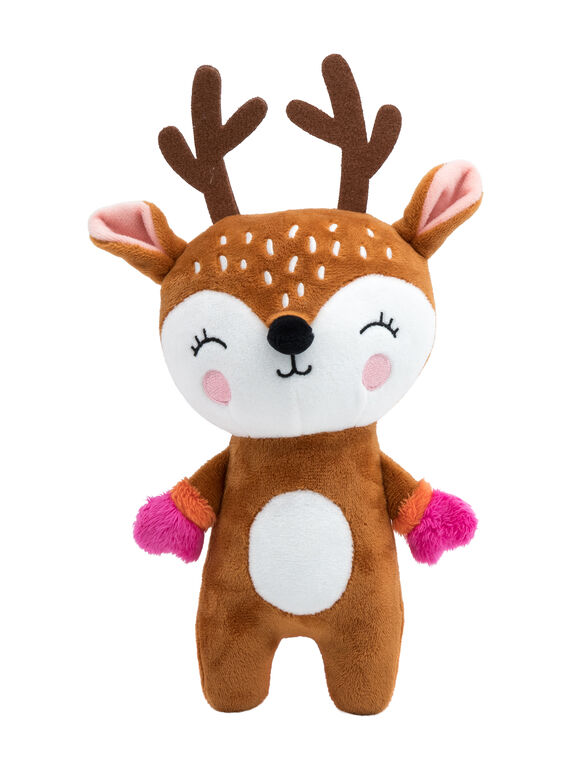 Peluche Cerf, Simulation Cerf en Peluche Jouet Oreiller en Peluche Douce  Animal en Peluche Poupée, Cadeau d'anniversaire pour Enfants Garçons  Filles