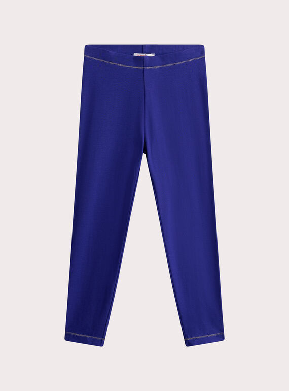 Legging bleu roi pour fille WYAJOSLEG1 / 25SI01J2CALC209