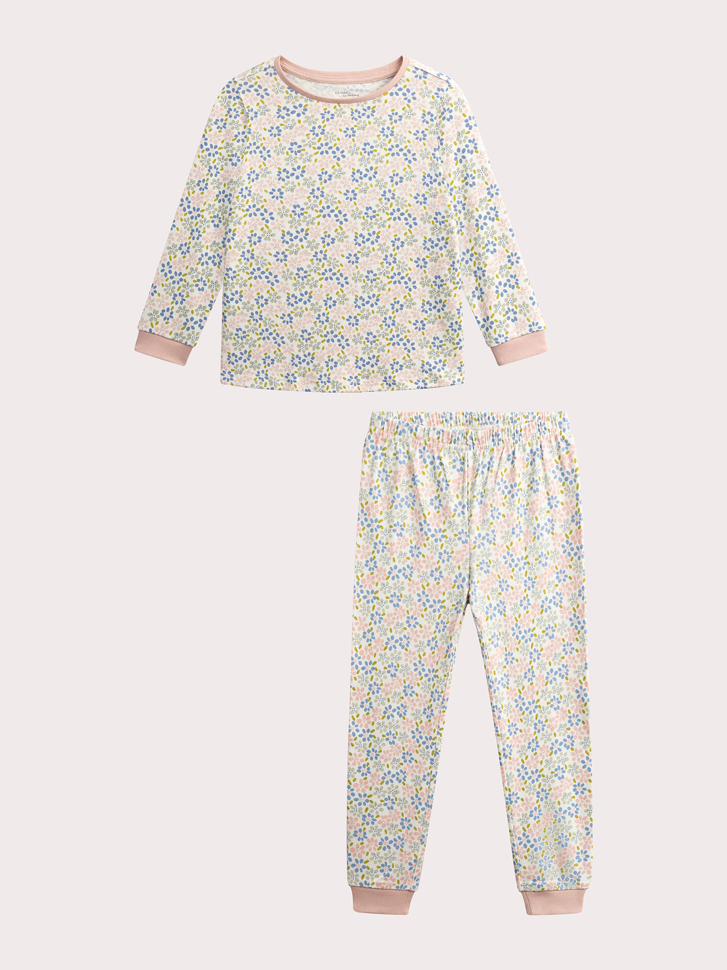 Pyjama a imprime fleuri pour fille Pyjama DPAM