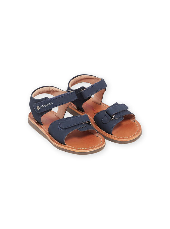 Sandales bleu marine en cuir ROSANDCROUP / 23KK3665D0E070