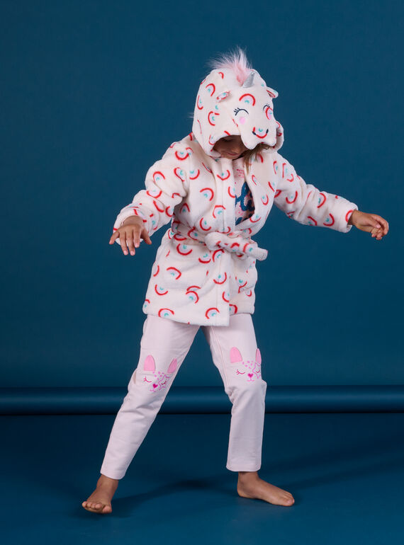 Robe de chambre à capuche licorne PEFAROBUNI / 22WH1121RDC001
