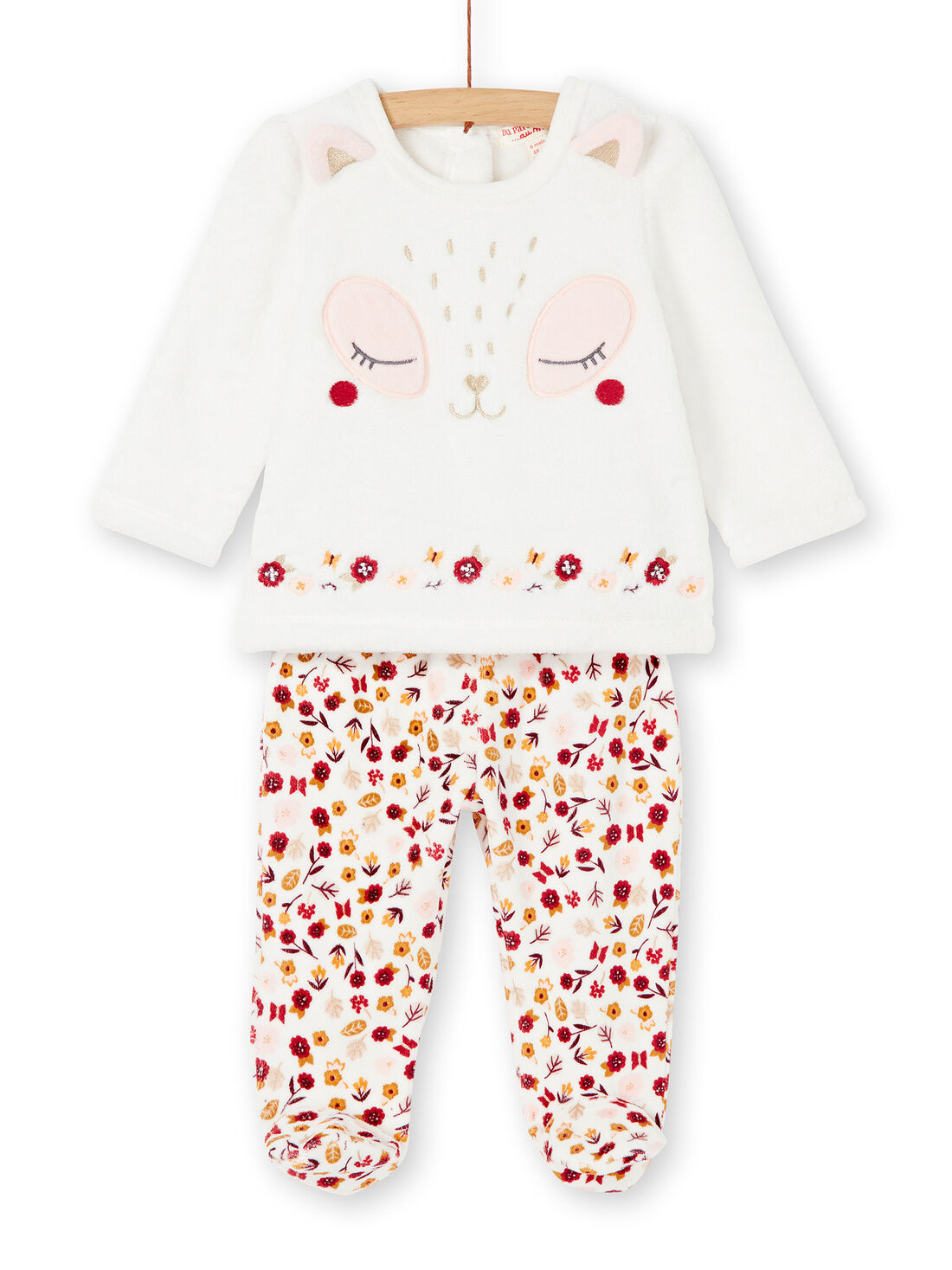 Tu Le Gruffalo bébé fille prune et rose Pyjamas Et Chaussons Chaussettes Set 18-24 mois. 