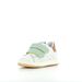 Basket cuir Bopy velcro fluo